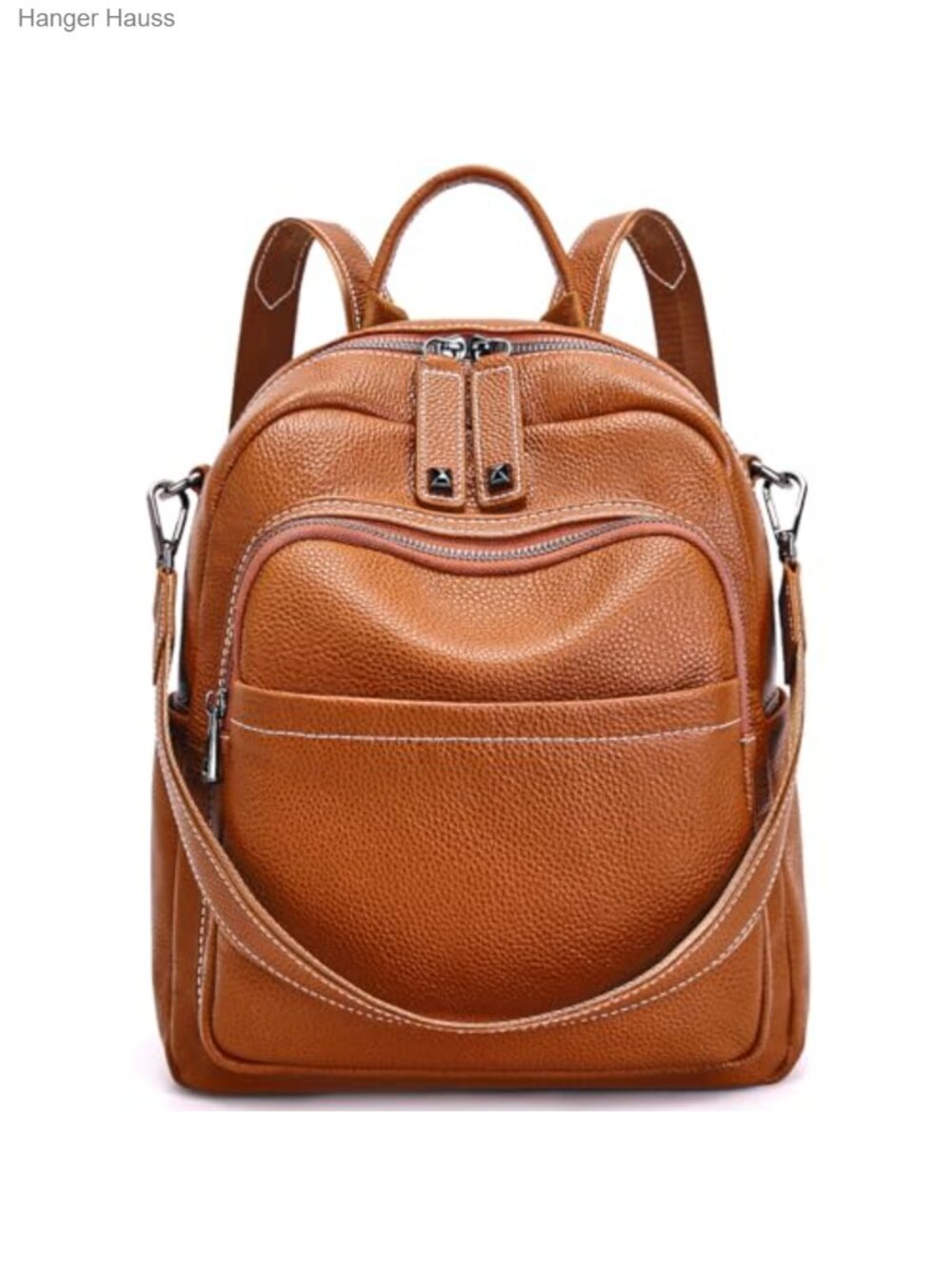 Genuine Leather Backpack Purse Women Convertible Anti Theft Travel Handbag